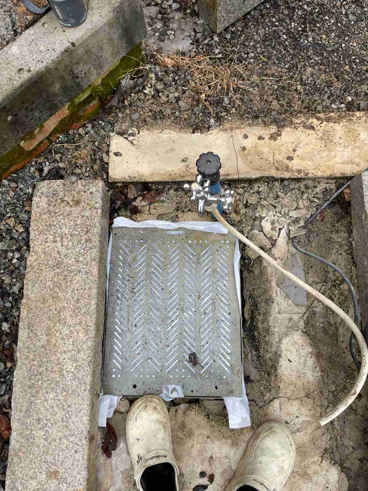 처인구 그림빌리지 부동전 박스 배수 그레이팅 설치 작업