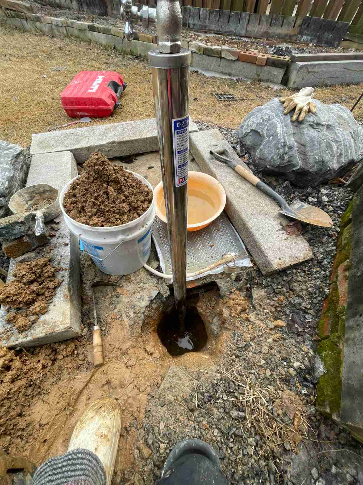 처인구 그림빌리지 타운하우스 신규 스테인리스 부동전 설치 현장