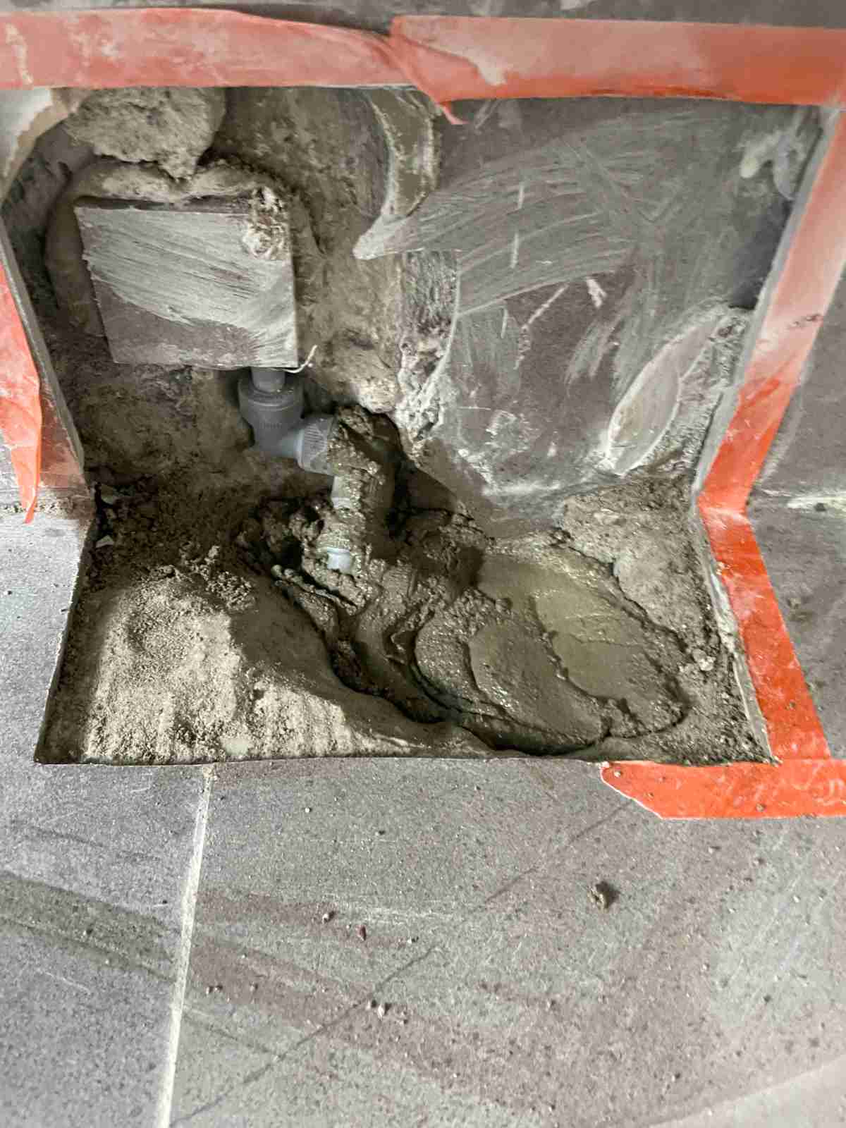 용인 기흥구 장미마을 래미안 아파트 모르타르 방수 충진 작업