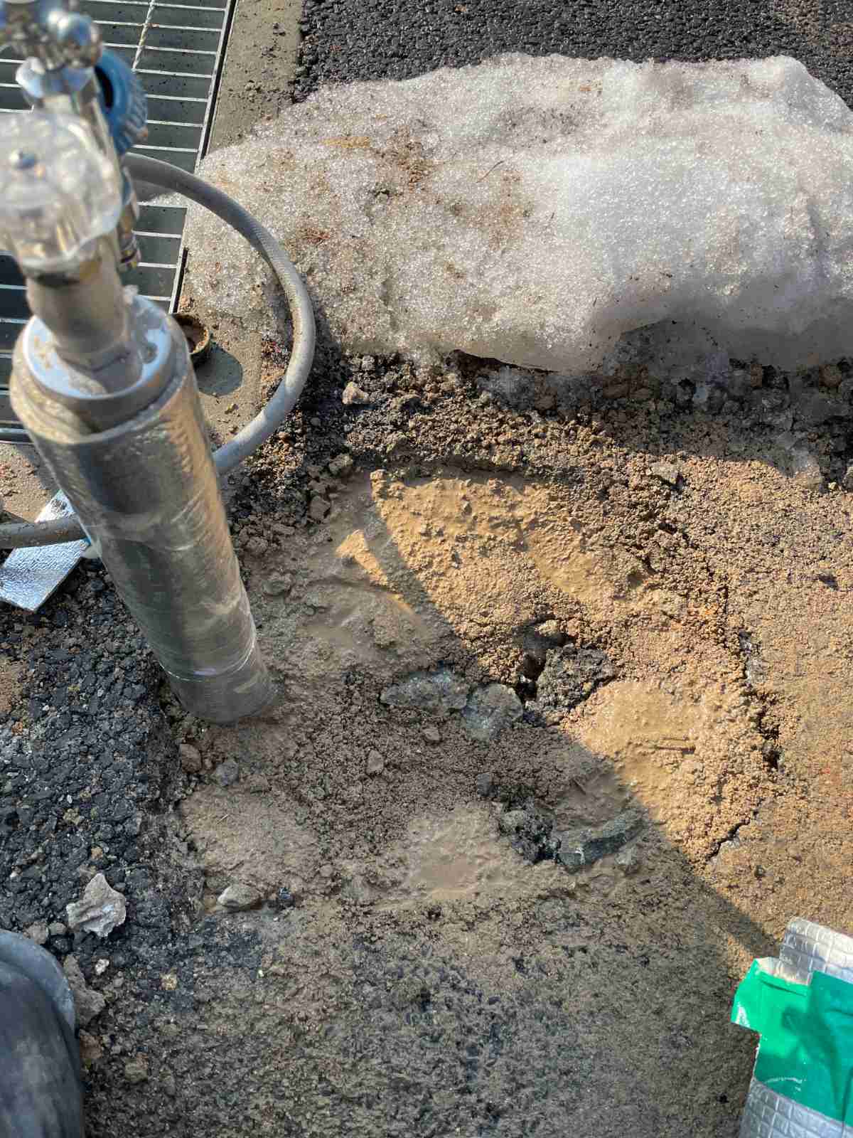 처인구 백암면 주차장 부동전 배관 연결부 미세 누수 점검