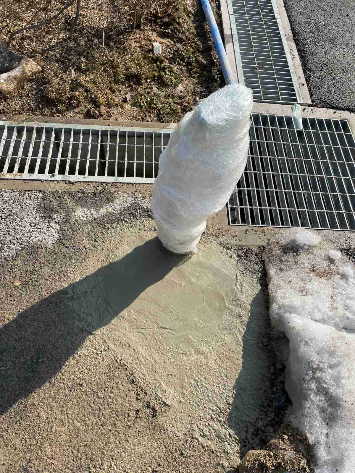 처인구 백암면 주차장 부동전 교체 완료 후 현장 정리