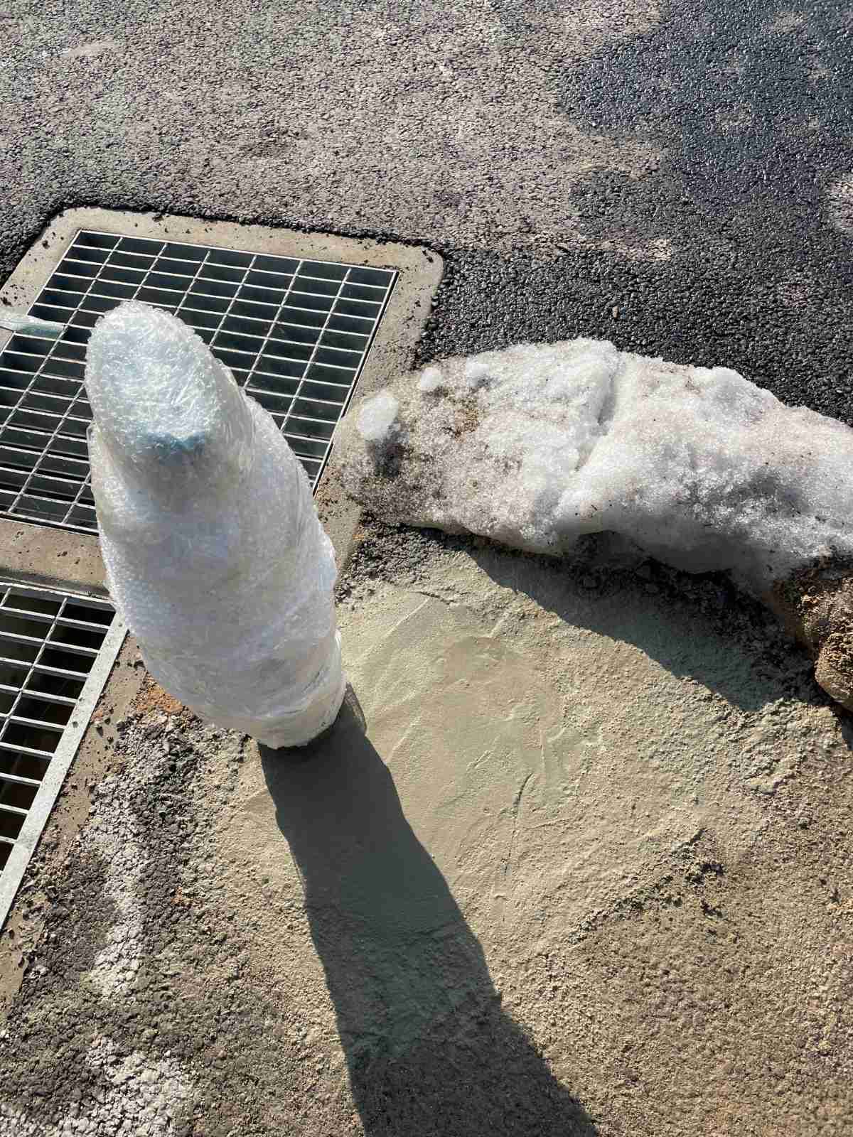 백암면 주차장 신규 부동전 설치 완료 최종 모습