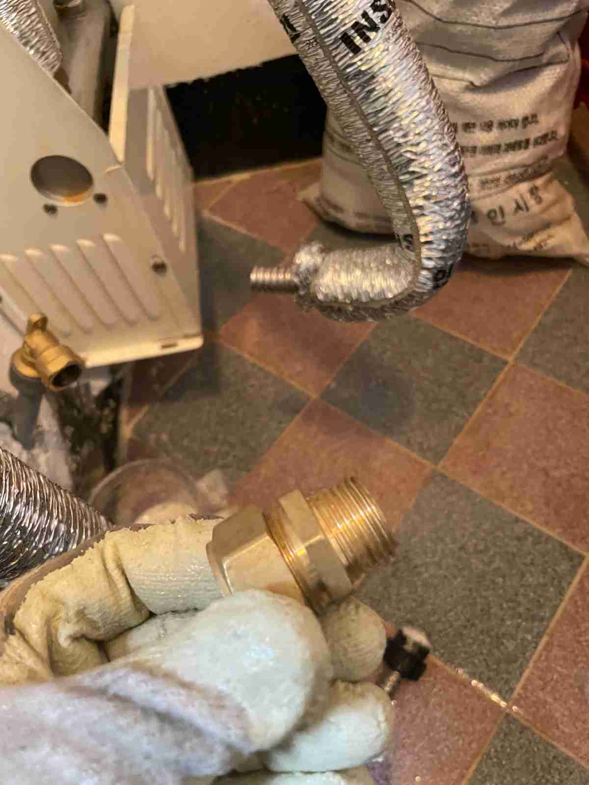 용인 처인구 삼가동 아파트 분배기 교체 완료 통수 테스트