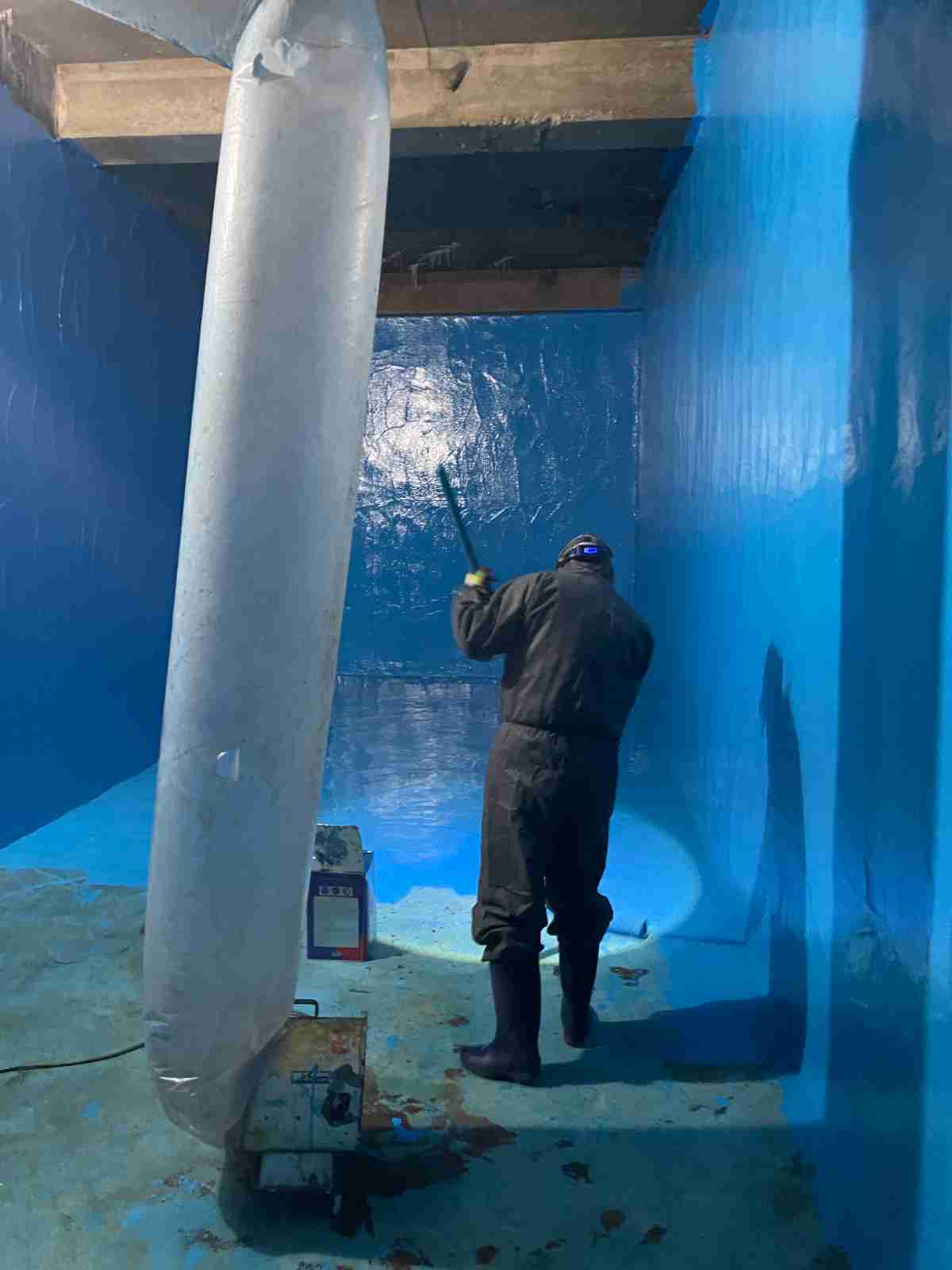 용인 아파트 물탱크 2차 방수 코팅 이중 방수막 형성 작업