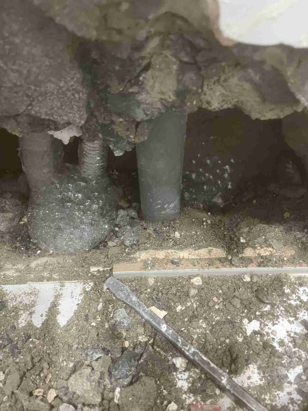 용인 처인구 보성아파트 욕조 하부 거품 테스트로 누수 위치 확인