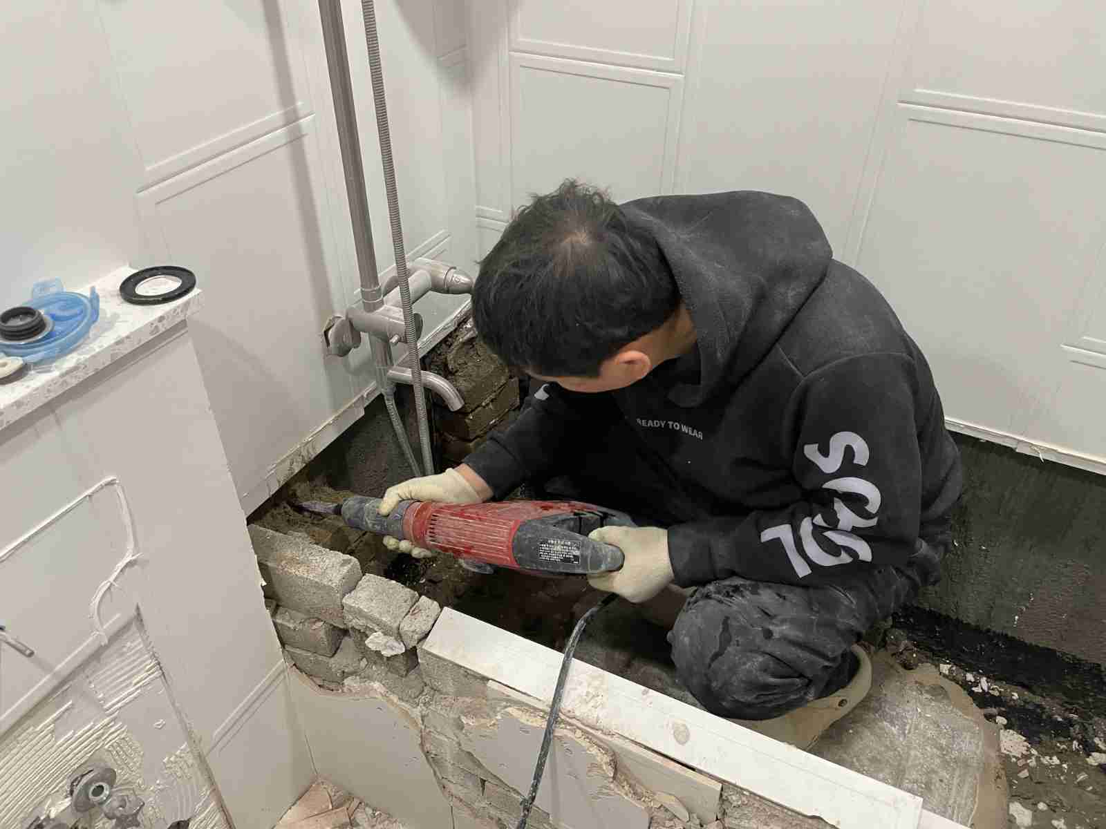 처인구 역북동 아파트 화장실 급수 배관 교체 피팅 이중 체결