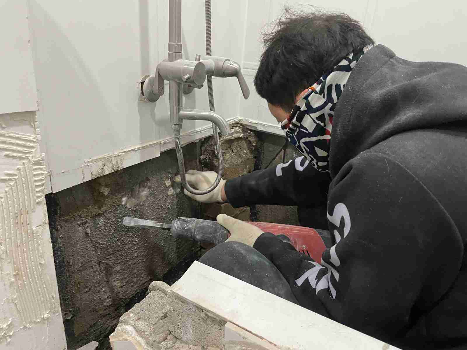 용인 처인구 보성아파트 화장실 배관 전면 교체 완료 상태