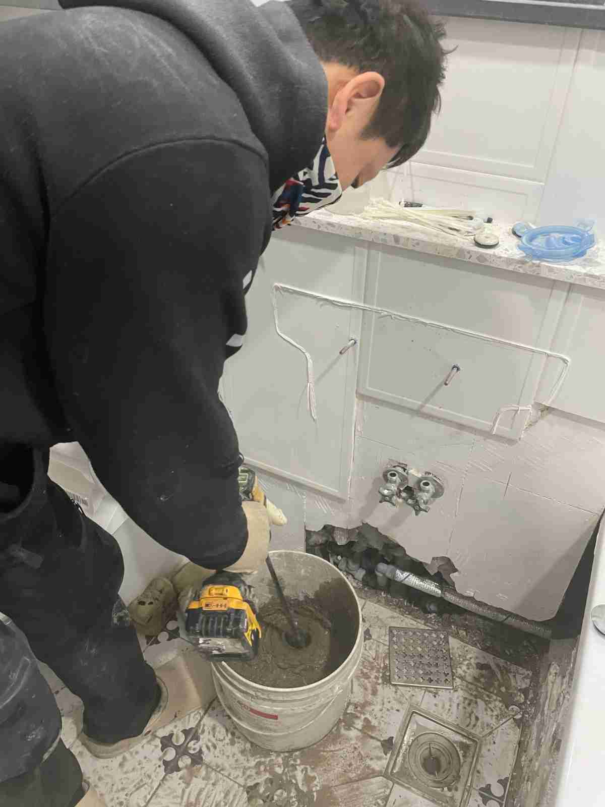 처인구 역북동 보성아파트 방수 복구 작업 후 마감 완료 상태