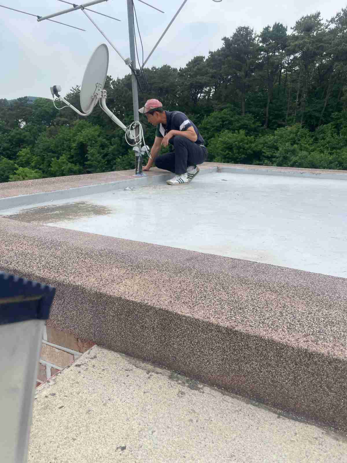 용인 기흥구 신갈동 옥상 부분 방수 발수제 코팅