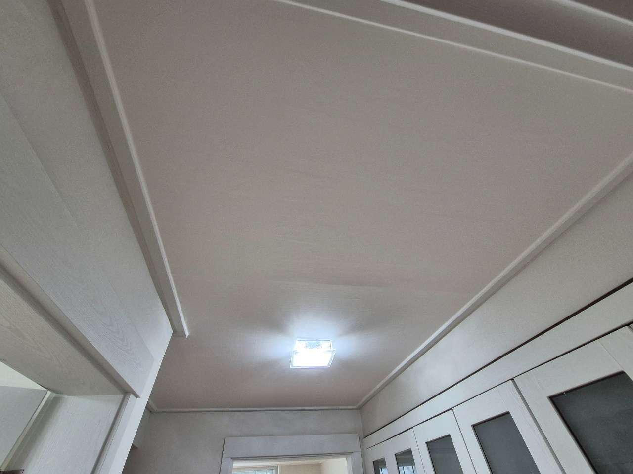 용인 누수 복구공사 천장 퍼티 작업 면정리 현장