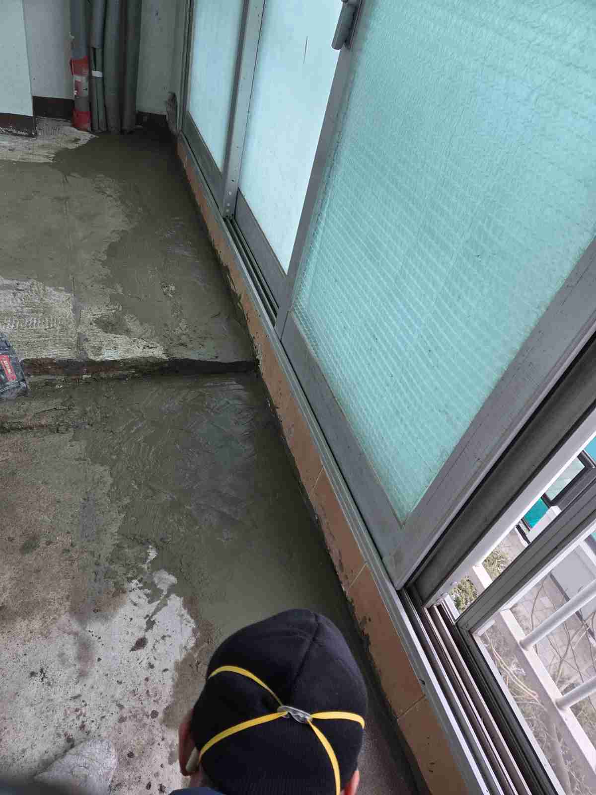 김량장동 아파트 베란다 방수층 도포 상태 점검